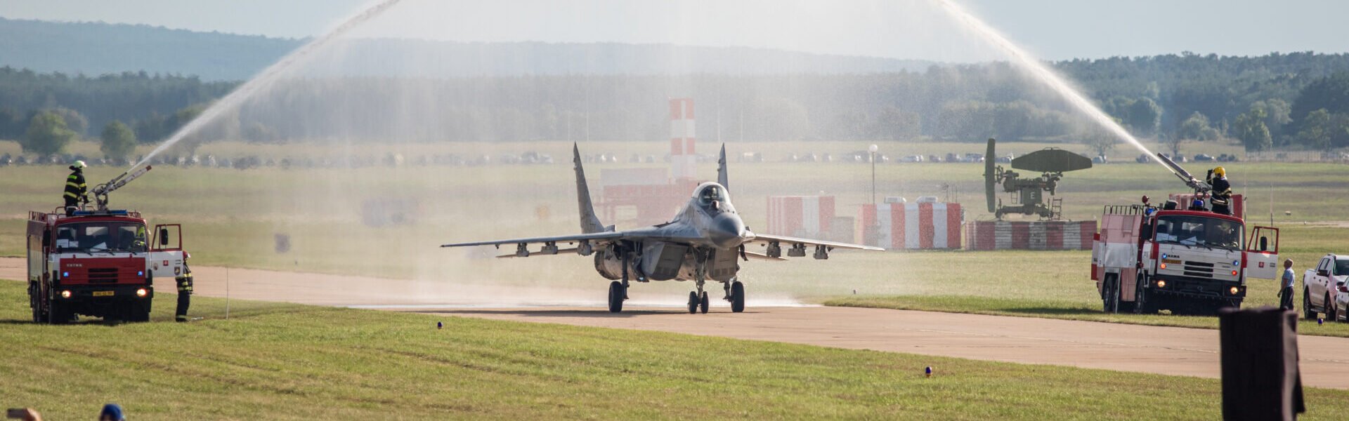 MIG29 pri prílete na SIAF2022